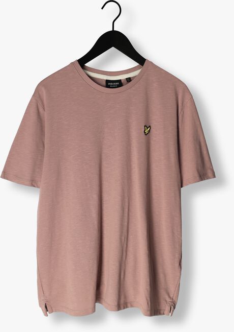 Roze LYLE & SCOTT T-shirt SLUB T-SHIRT - large