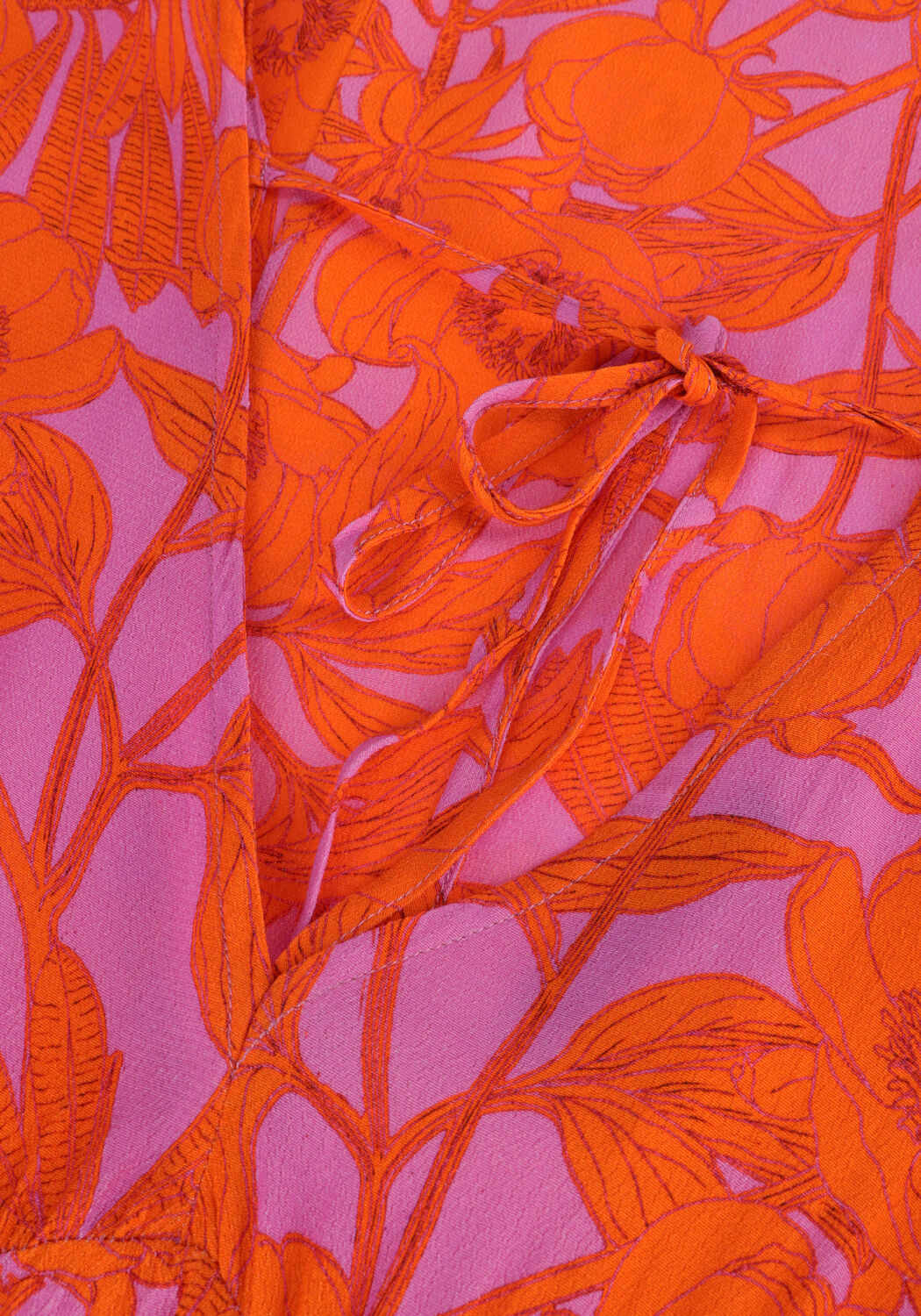 Paarse YDENCE Maxi jurk DRESS FEMME - large