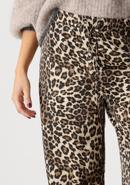 Bruine MODSTRÖM Pantalon TIPSYMD PRINT PANTS - large