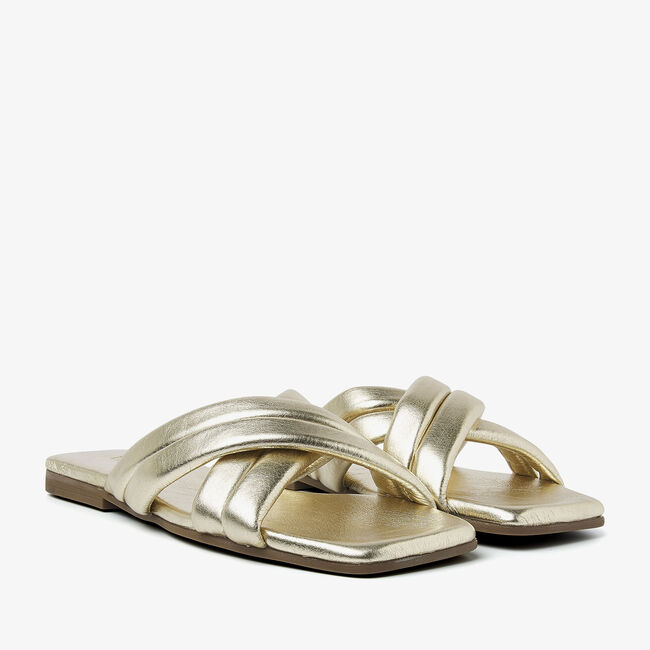Gouden VIA VAI Slippers KIKI LOT - large