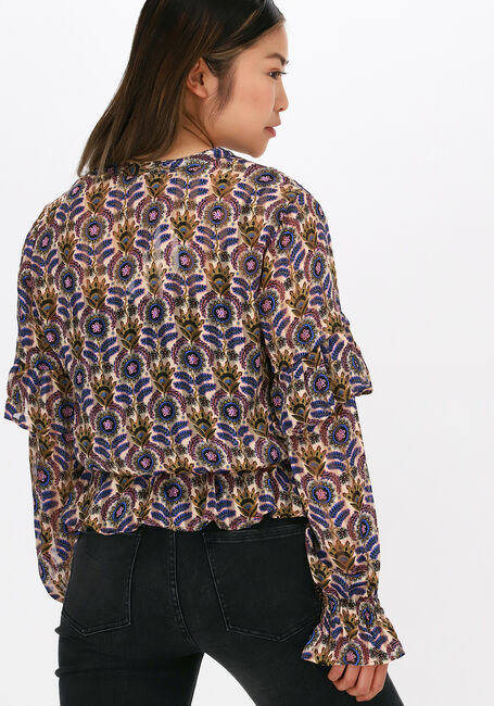 tolerantie Reageer Verminderen Paarse SCOTCH & SODA Blouse PRINTED RECYCLED POLYESTER TOP | Omoda