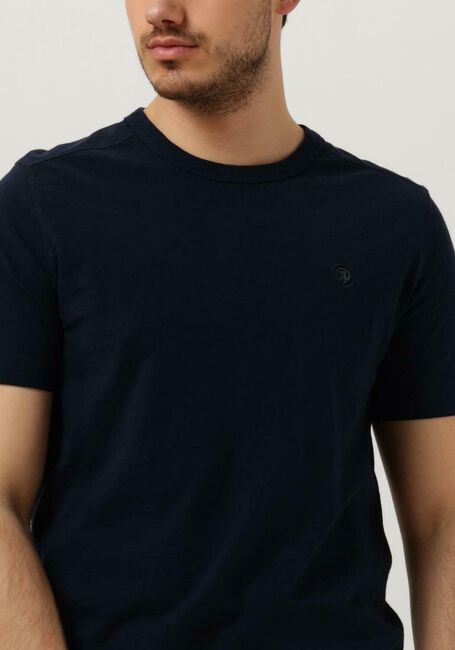 Donkergrijze CAST IRON T-shirt SHORT SLEEVE R-NECK ORGANIC COTTON SLUB ESSENTIAL - large