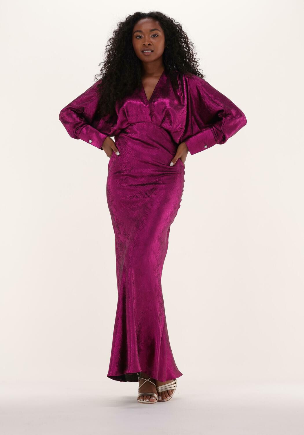 Maxi dress online roze
