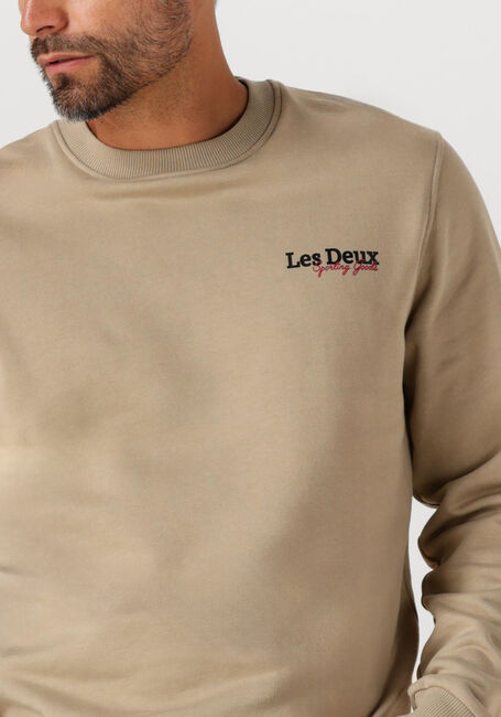Beige LES DEUX Trui RACING SWEATSHIRT - large