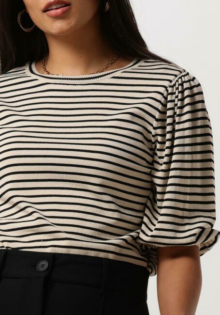 Zwarte JANSEN AMSTERDAM Tops & T-shirts K136 KNIT TOP 3/4 SLEEVE - large