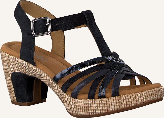 Blauwe GABOR Platte sandalen 736 Blauwe GABOR Platte sandalen 736 - large