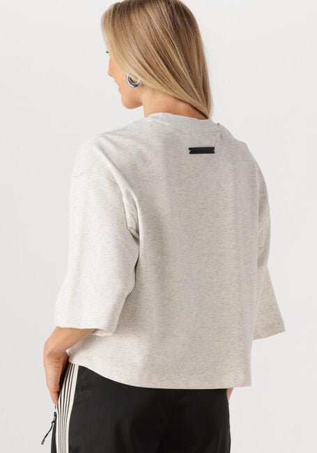 Lichtgrijze HAUTE L'AMITIÉ Top HLT SS LOGO SWEAT - large