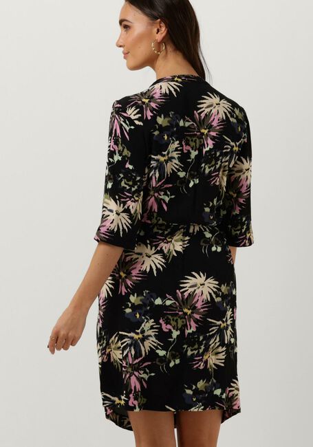 Zwarte SCOTCH & SODA Mini jurk ALLOVER PRINTED LOOSE FIT DRESS - large