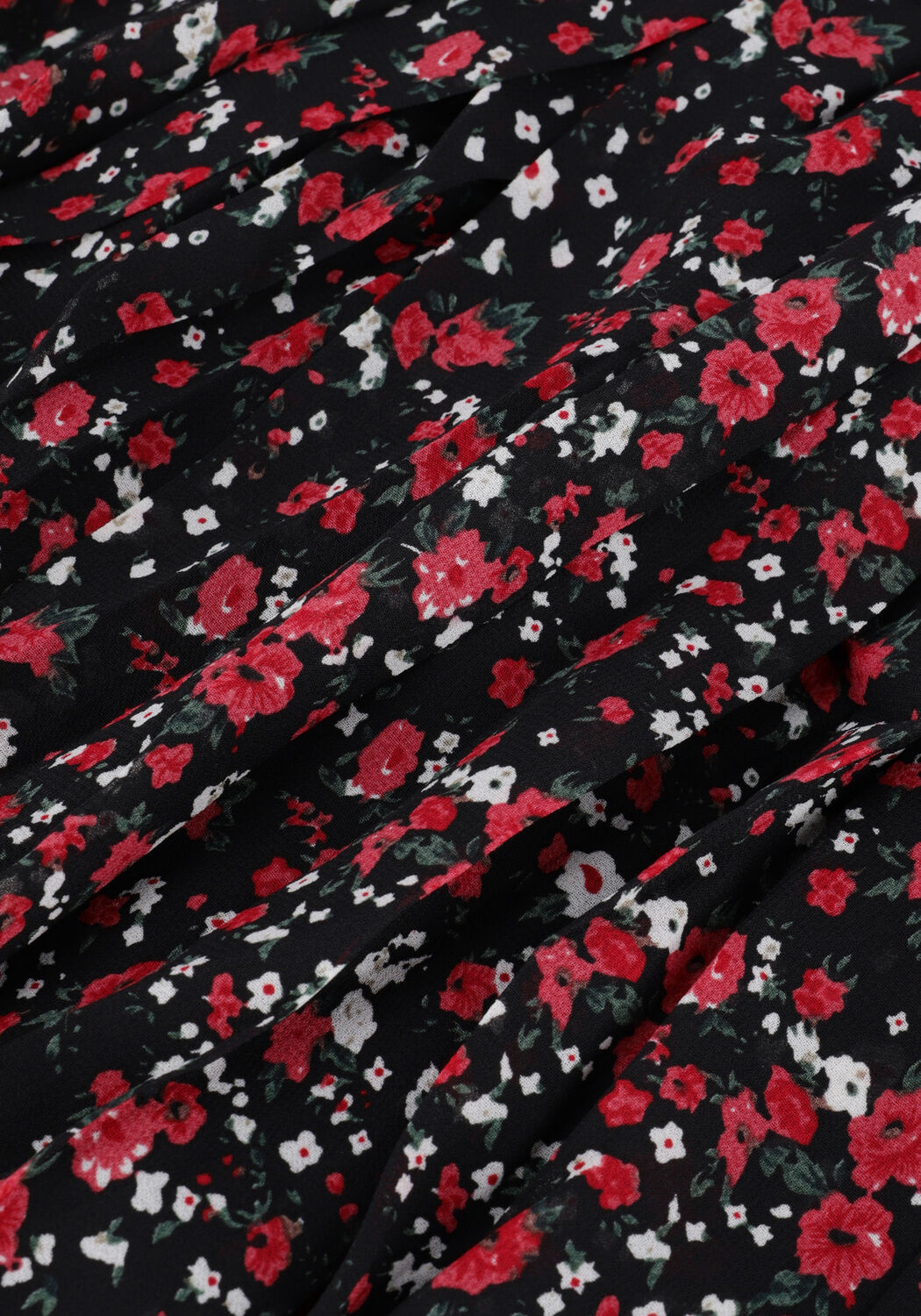 Rode COLOURFUL REBEL Mini jurk OLSA MINI FLOWER MINI DRESS - large