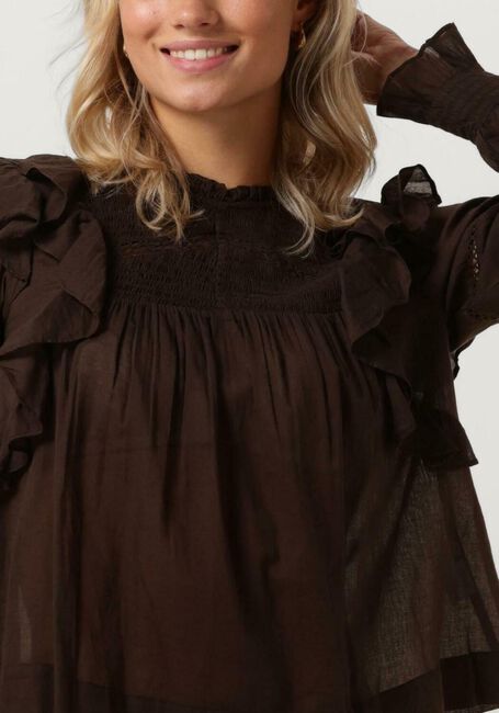 Bruine NEO NOIR Blouses SARNA S VOILE BLOUSE - large