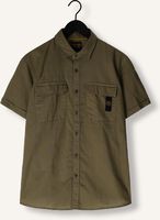 Groene PME LEGEND Casual overhemd SHORT SLEEVE SHIRT CTN/LINEN Groene PME LEGEND Casual overhemd SHORT SLEEVE SHIRT CTN/LINEN - medium