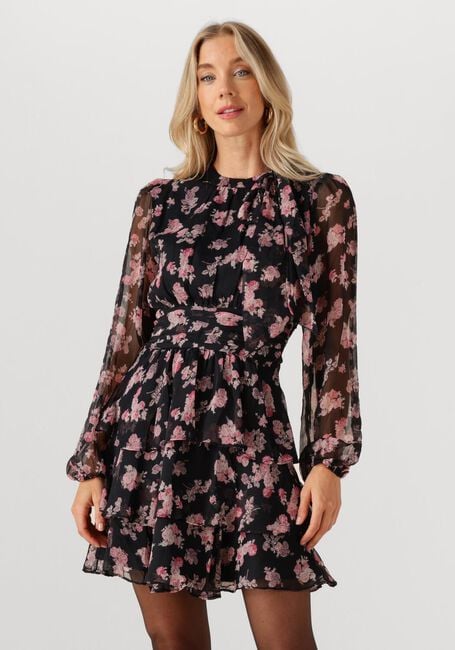 Zwarte NEO NOIR Mini jurk MIO MARIGOLD DRESS - large