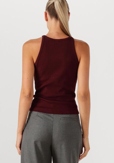 Bordeaux GESTUZ Top GZDREW RHINSTONE LOGO TANK - large