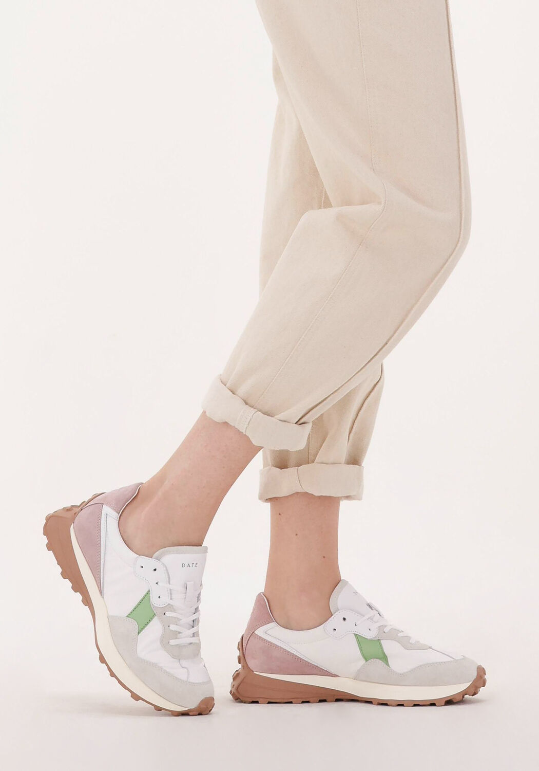 Witte D.A.T.E Lage sneakers VETTA - large