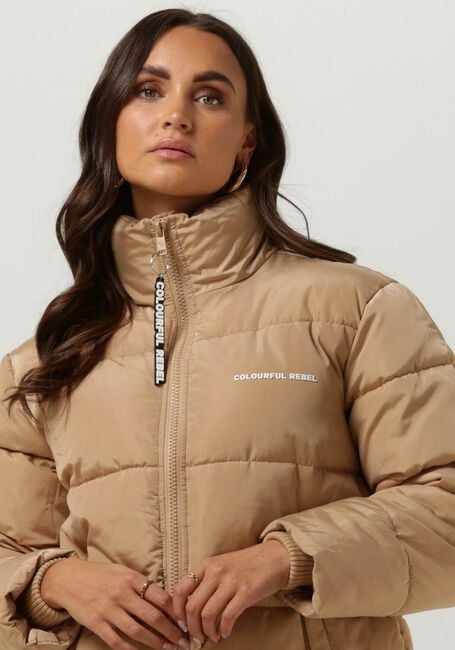 Zand COLOURFUL REBEL Gewatteerde jas FIONA PUFFER JACKET - large