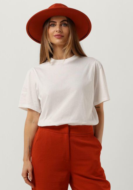 Witte ANOTHER LABEL T-shirt GAURE T-SHIRT - large
