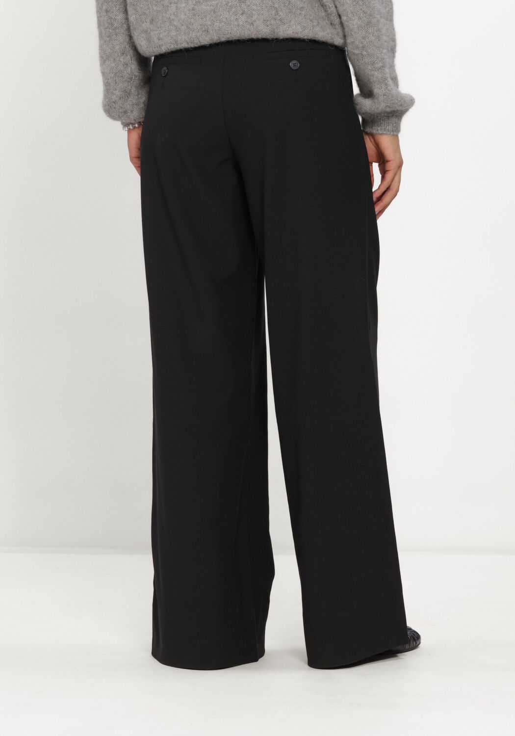 Zwarte FIVEUNITS Wijde broek KAREN - large