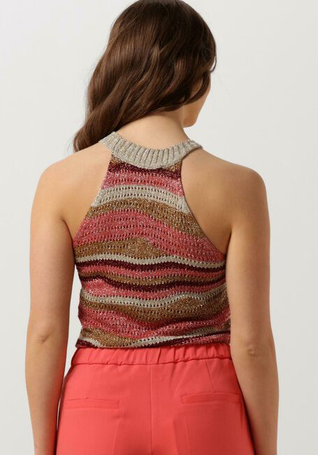 Multi SUMMUM Top HALTER TOP LUREX SWIRL KNIT - large