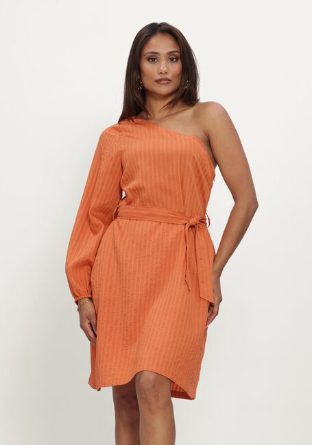 Oranje ANOTHER LABEL Mini jurk DUA DRESS L/S - large