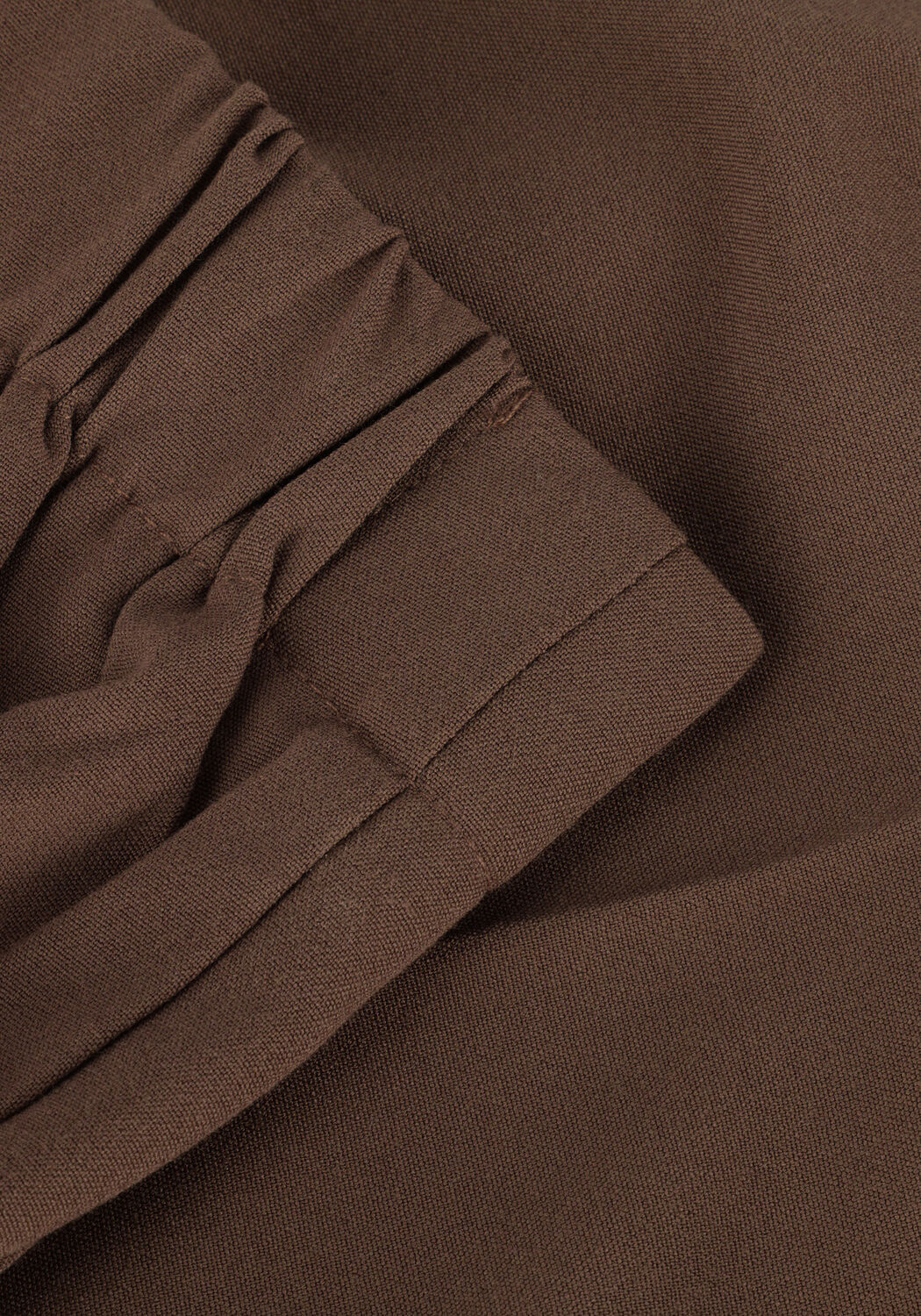 Bruine OBJECT Pantalon SANNI HW PANTS - large