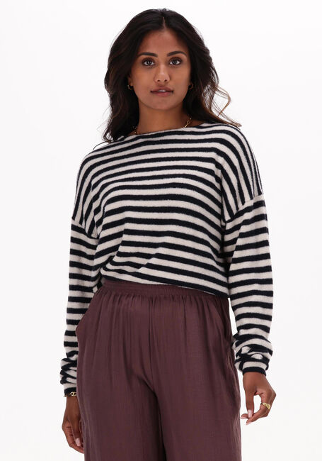Zwarte CATWALK JUNKIE Trui KN SOFT STRIPE - large