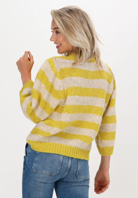 Gele LOLLYS LAUNDRY Trui DYLAN JUMPER - large