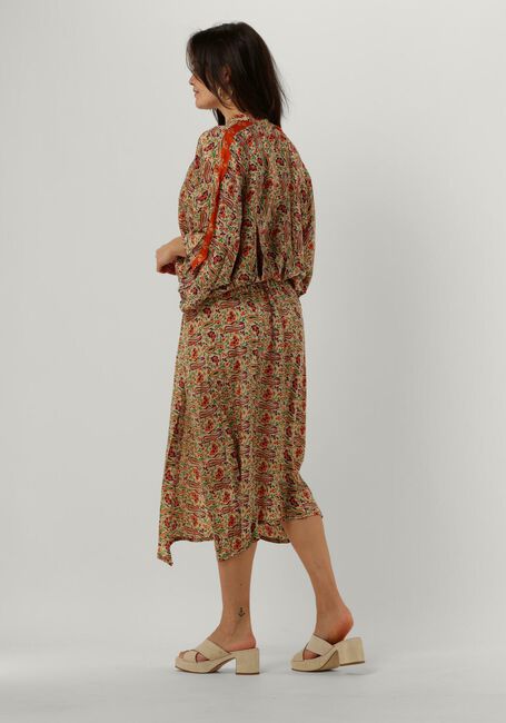 Beige SISSEL EDELBO Midi jurk JUNO DRESS - large