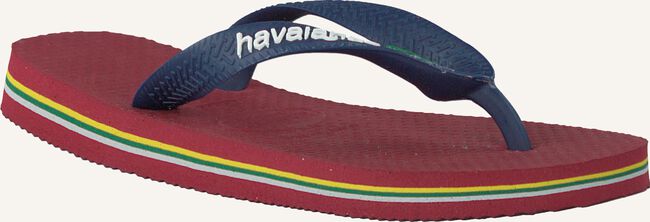 Rode HAVAIANAS Teenslippers BRASIL LOGO KIDS Rode HAVAIANAS Teenslippers BRASIL LOGO KIDS - large