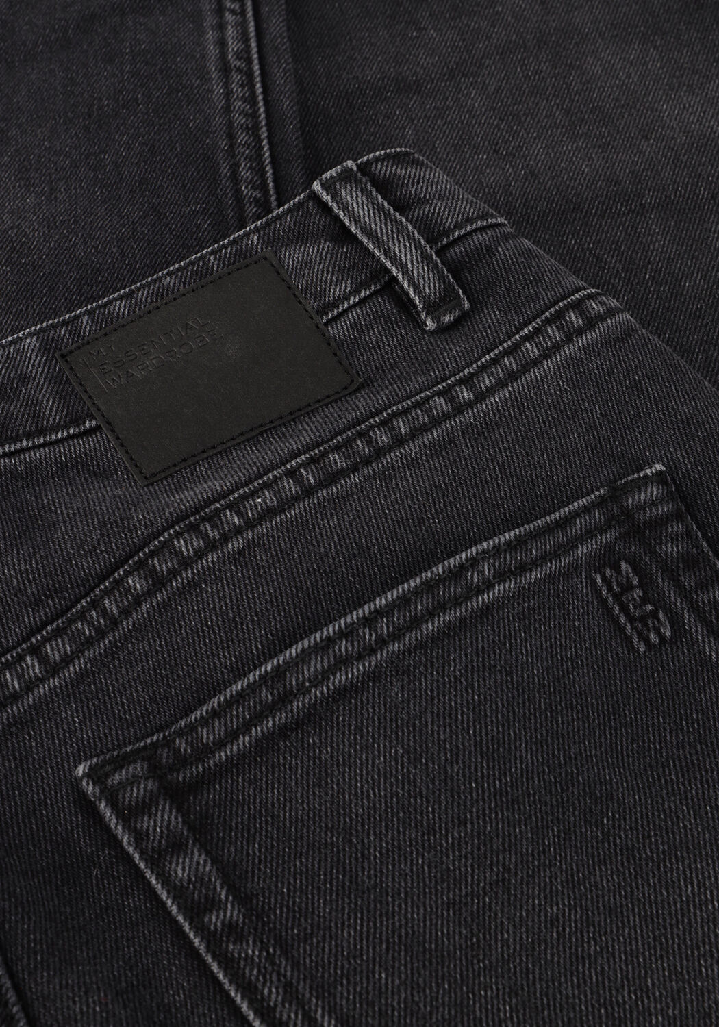 Zwarte MY ESSENTIAL WARDROBE Straight leg jeans 35 THE LOUIS 139 HIGH WIDE - large