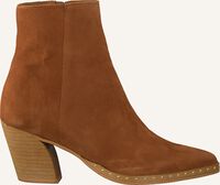 Cognac OMODA Enkellaarsjes ELLA OBLIQUE - medium