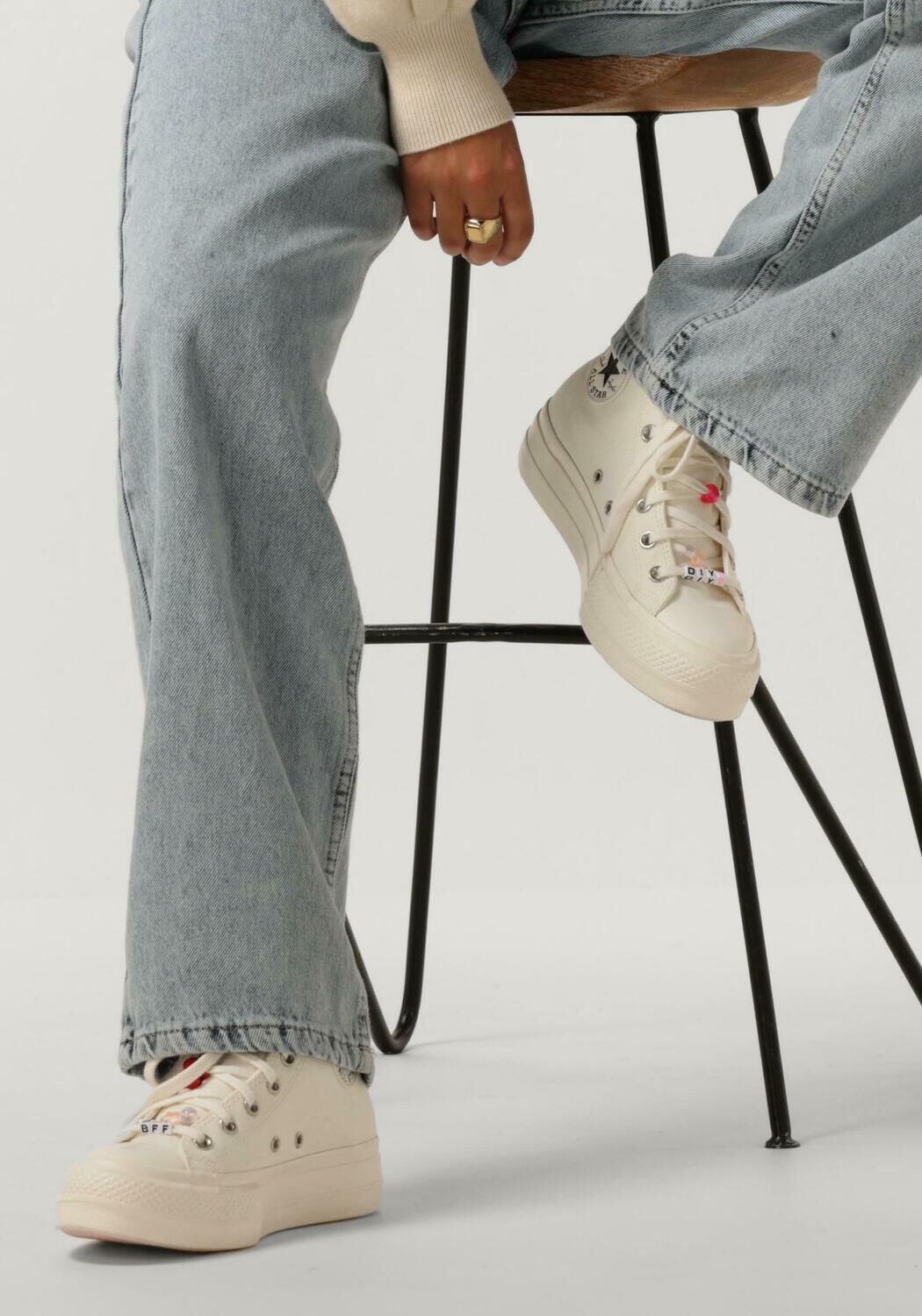 Witte CONVERSE Hoge sneakers CTAS LIFT HI - large