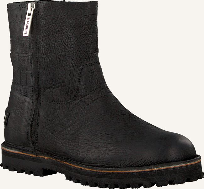 Zwarte SHABBIES Enkellaarsjes 181020150 Zwarte SHABBIES Enkellaarsjes 181020150 - large