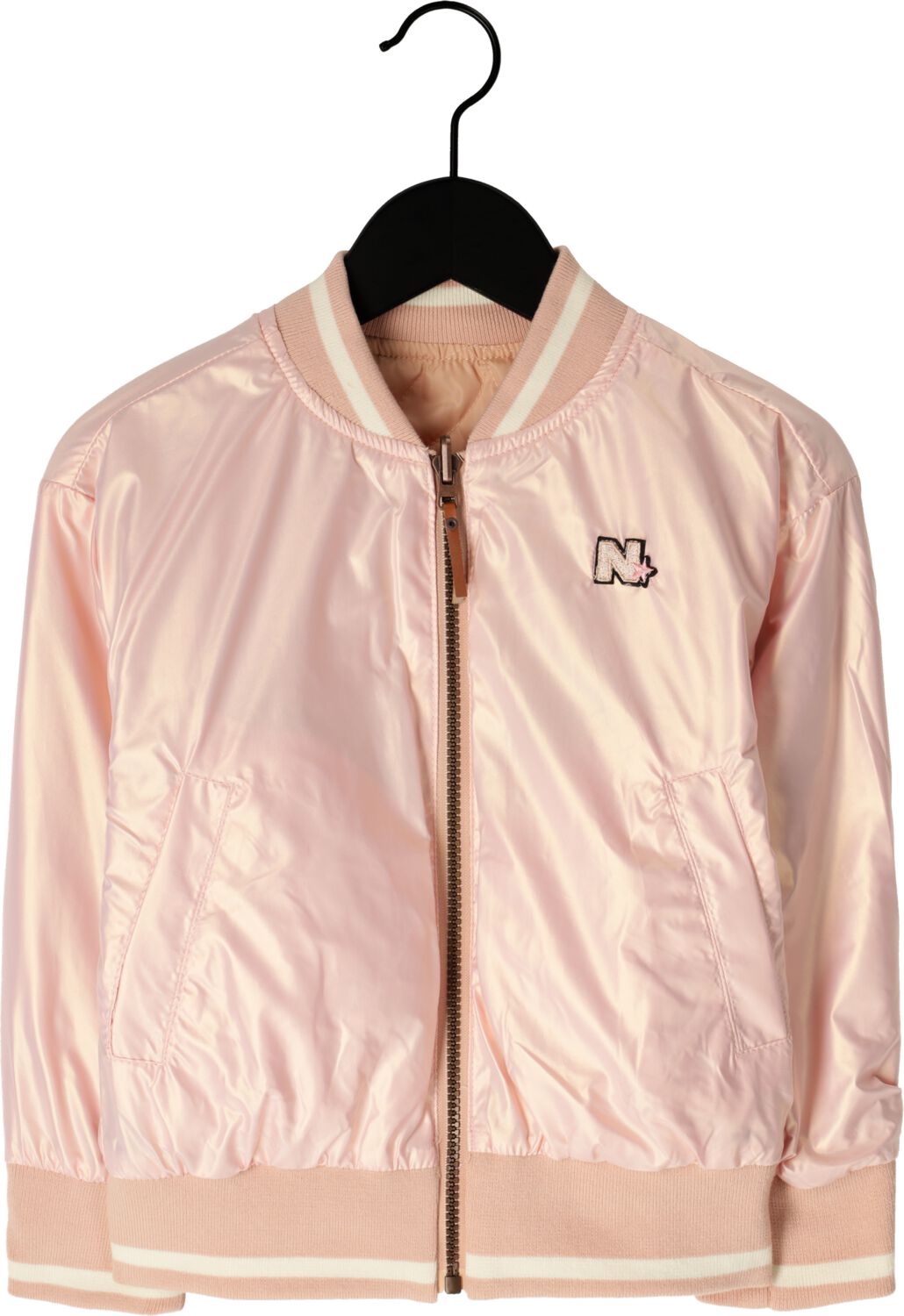 NONO Meisjes Jassen Dotty Reversible Bomber Jacket Lichtroze