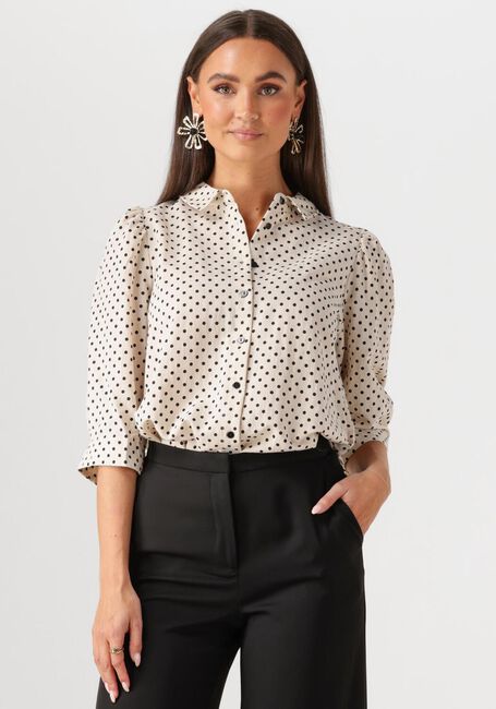Creme LOLLYS LAUNDRY Blouses BONOLL SHIRT SS - large