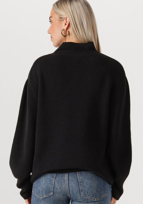 Zwarte TOMMY JEANS Sweater TJW MOCKNECK BADGE SWEATER - large