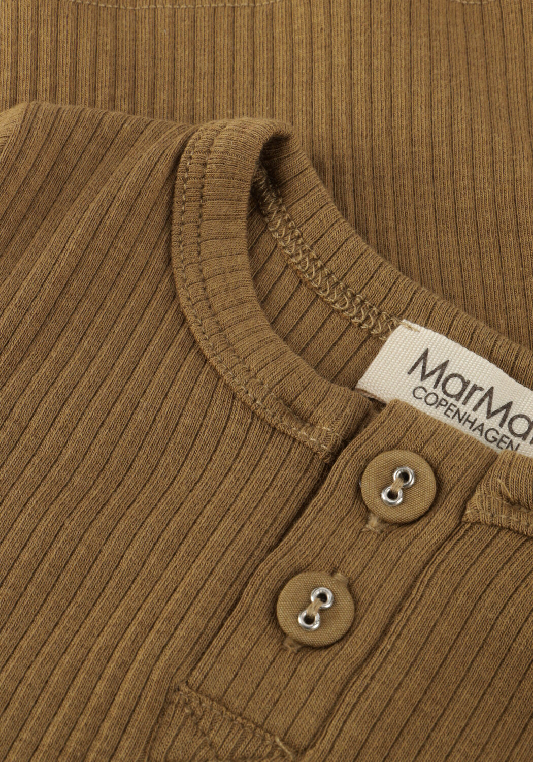 Bruine MARMAR COPENHAGEN Polo TEE LS - large