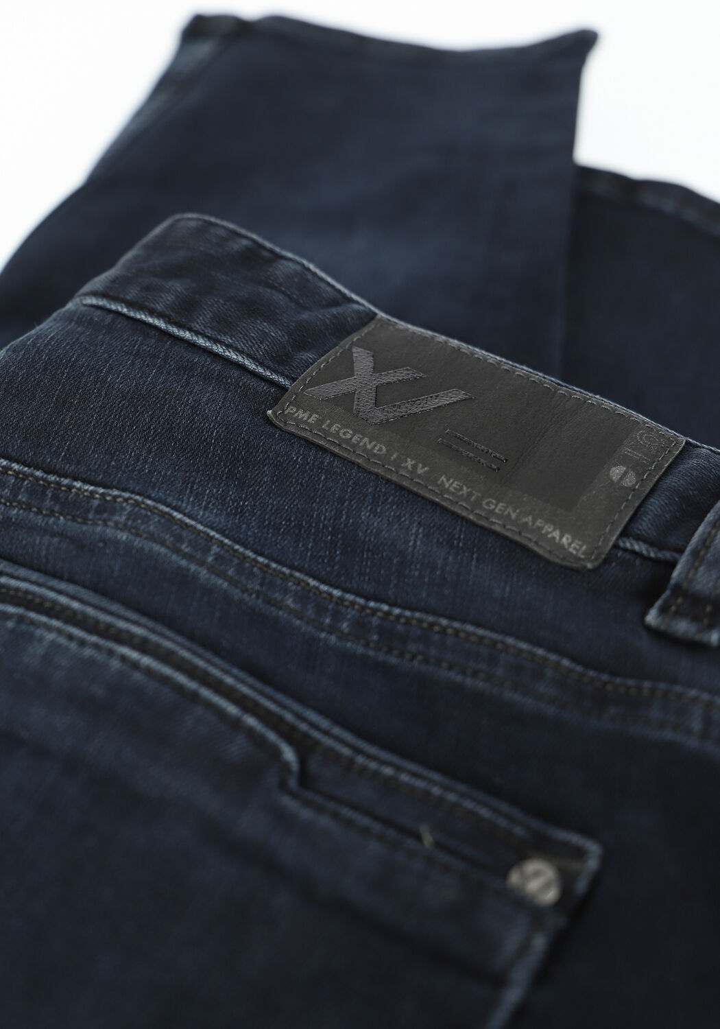 Donkerblauwe PME LEGEND Slim fit jeans DENIM BLUE BLACK DENIM XV - large