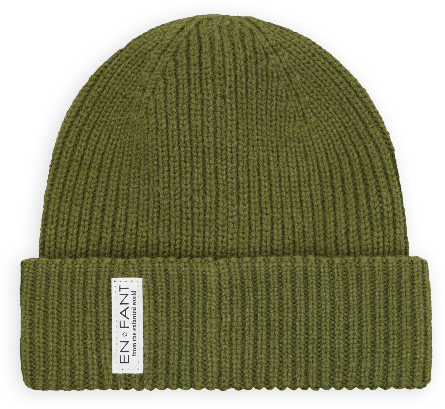 ENFANT Jongens Mutsen Beanie Lining Olijf