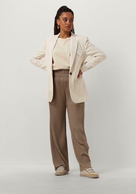 Bruine Y.A.S. Wijde broek YASALISA HW PANT - large