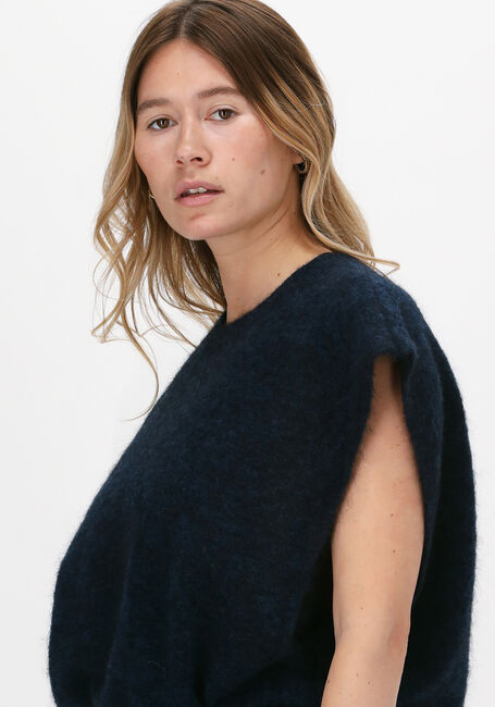 Blauwe JUST FEMALE Spencer COLDY KNIT VEST - large