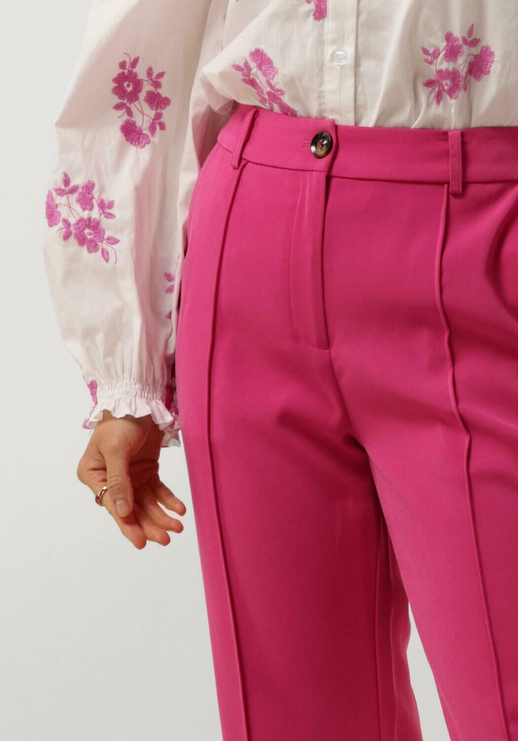 YDENCE Dames Broeken Pants Morgan Roze