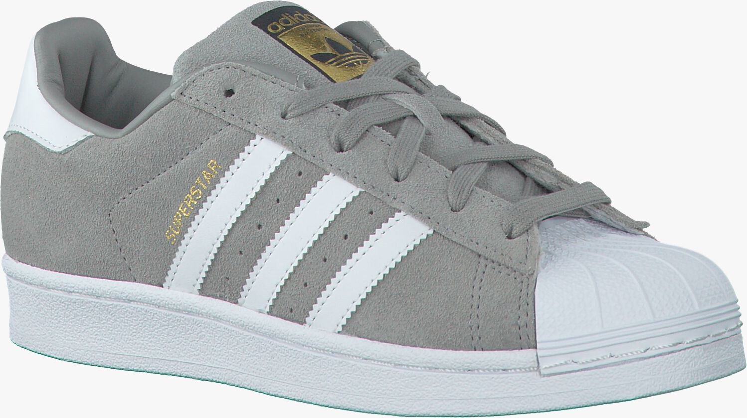 man toekomst Voorwaarde Grijze ADIDAS Lage sneakers SUPERSTAR DAMES | Omoda