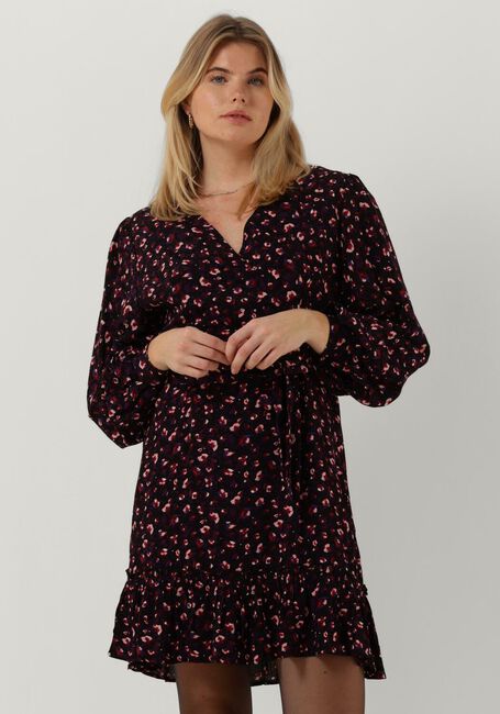 Paarse YDENCE Mini jurk DRESS HONEY - large