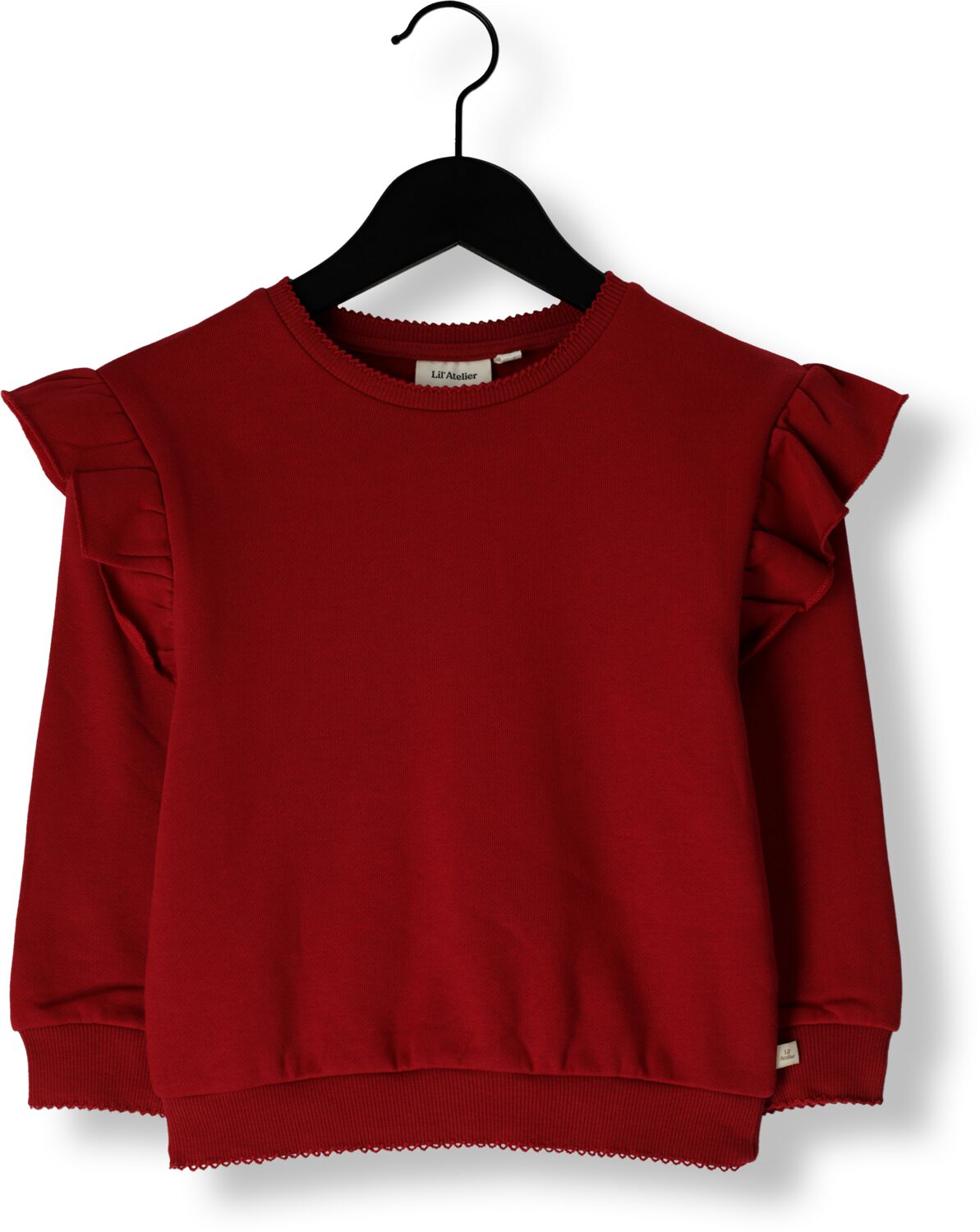 LIL' ATELIER Meisjes Truien & Vesten Nmfkilano Ls Loose Sweat Lil Rood