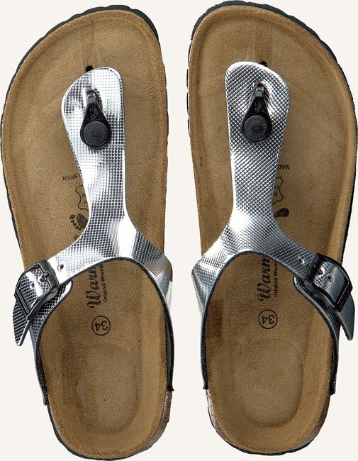 Zilveren WARMBAT Teenslippers SCHLOBBERG TITANO Zilveren WARMBAT Teenslippers SCHLOBBERG TITANO - large