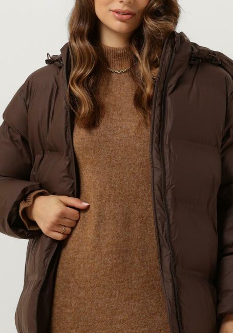 Bruine NEO NOIR Gewatteerde jas VIVIANA C PUFFER JACKET - large