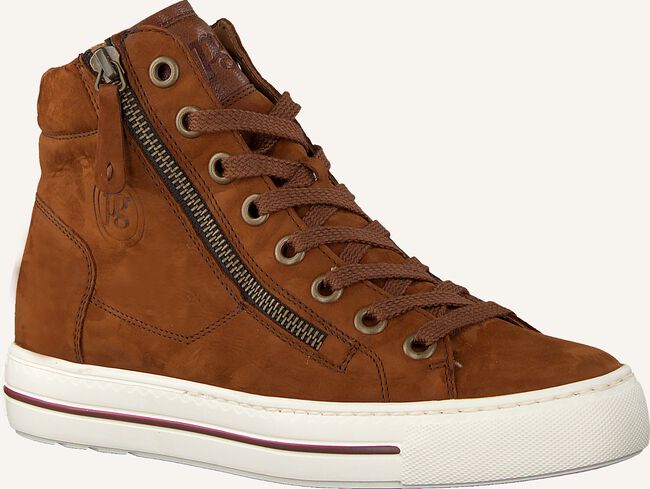 Cognac PAUL GREEN Hoge sneakers 4024 Cognac PAUL GREEN Hoge sneakers 4024 - large
