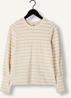 Gebroken wit SUMMUM Trui BALLOON SLEEVE TOP GLITTER STRIPE HEAVY JERSEY Gebroken wit SUMMUM Trui BALLOON SLEEVE TOP GLITTER STRIPE HEAVY JERSEY - medium