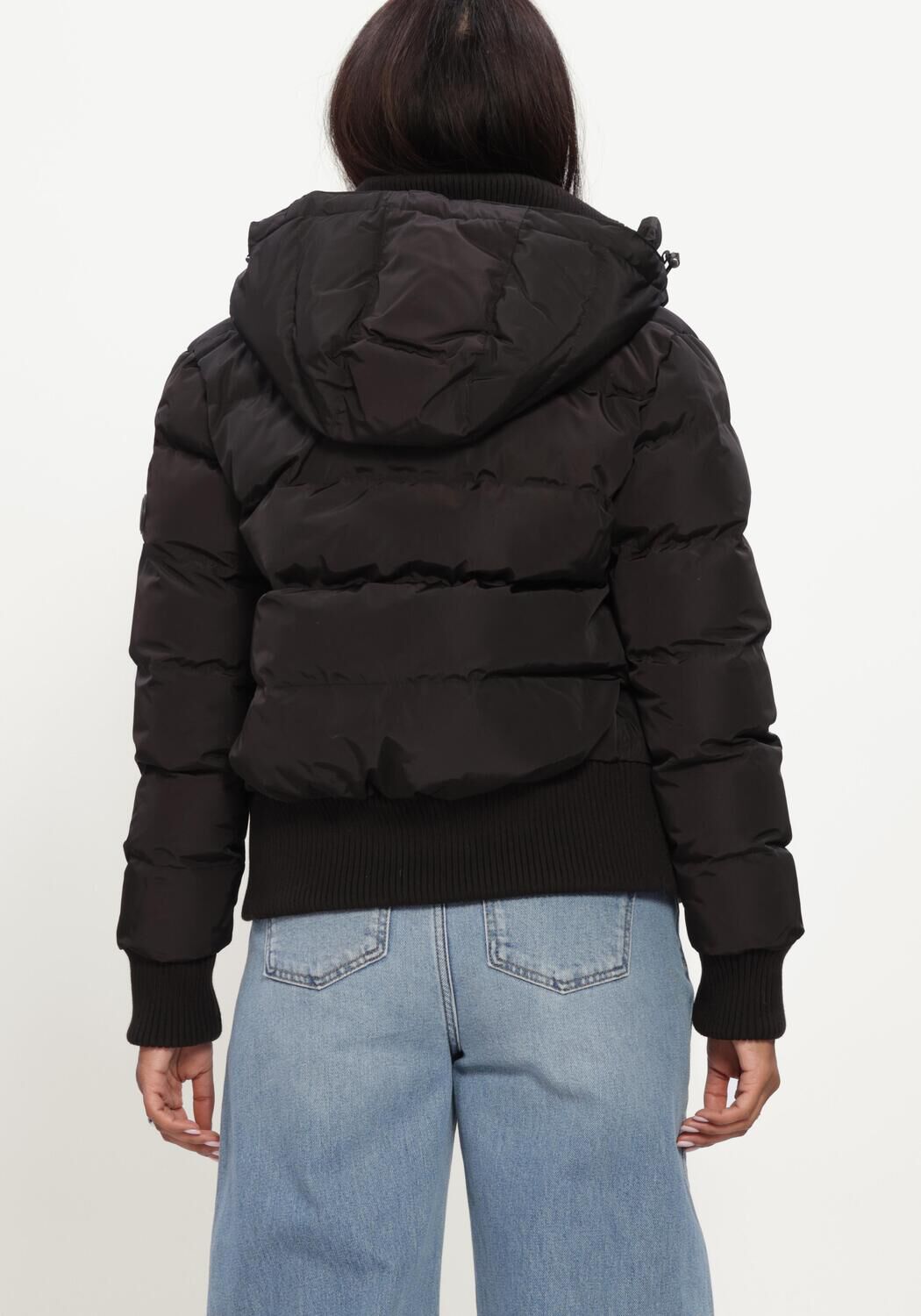 Zwarte AIRFORCE Gewatteerde jas TATE BOMBER - large