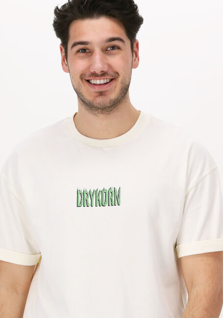 Gebroken wit DRYKORN T-shirt THILO FLAME - large